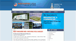 Desktop Screenshot of bestmoversmd.com